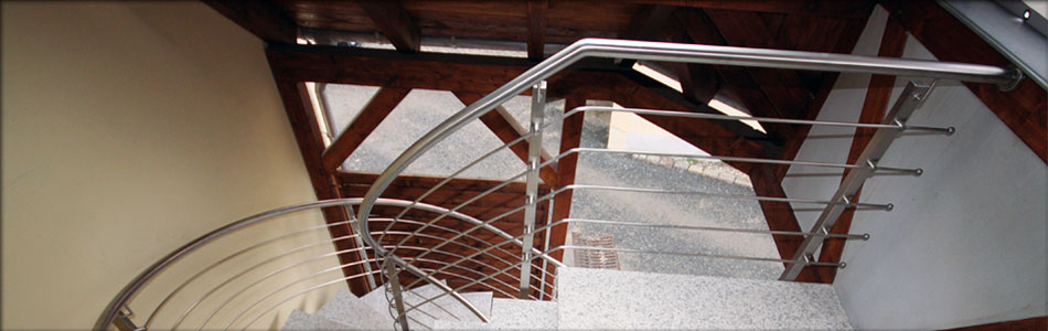 Edelstahl-Treppengelaender